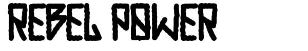 Rebel Power font preview